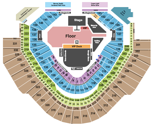Chase Field Kid Rock Seating Chart